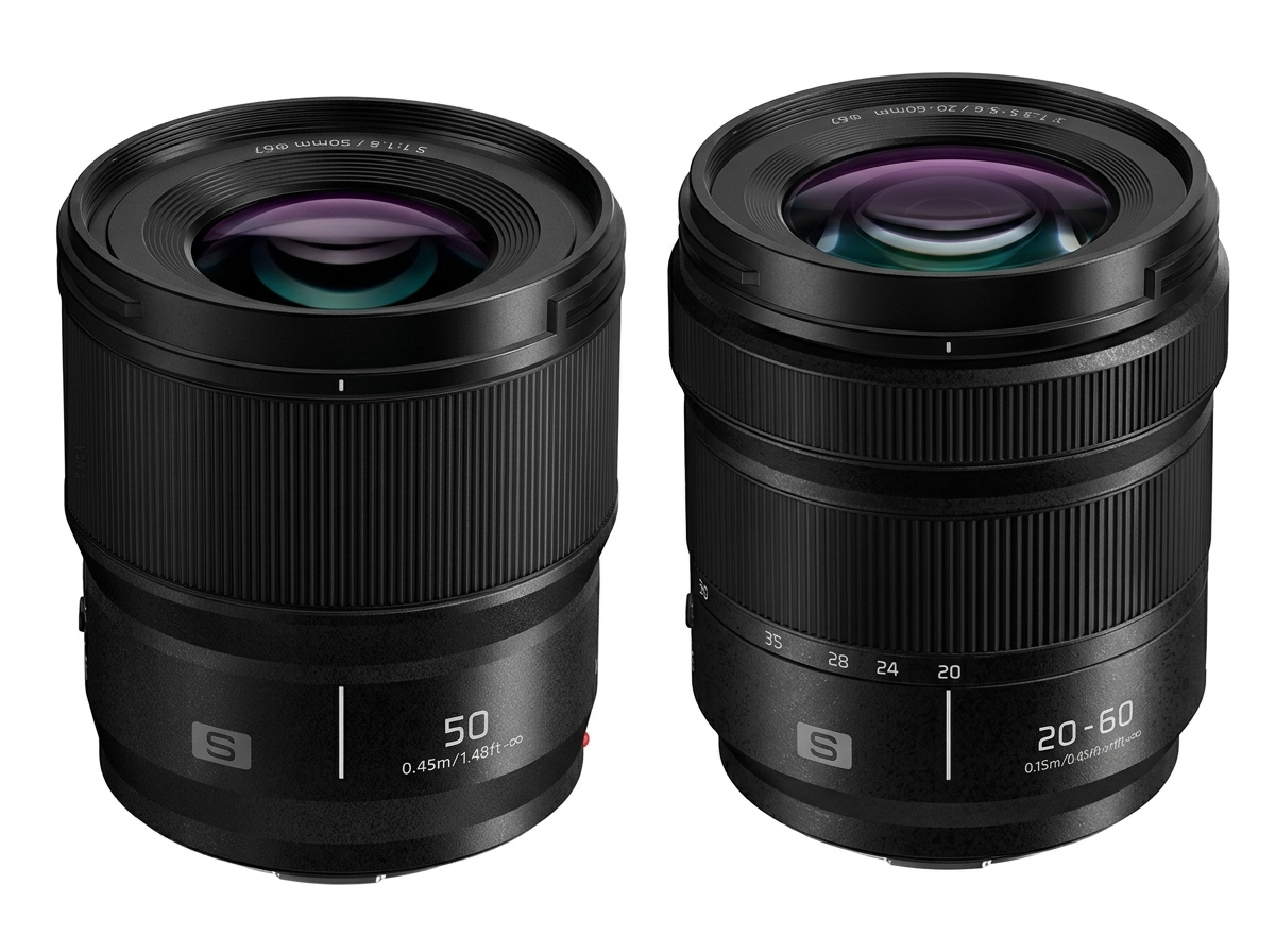 Lumix s 20-60+ 50mm prime & zoom lens bundle