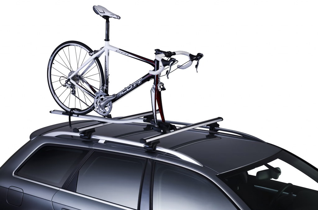 Takmonterad cykelhållare, thule