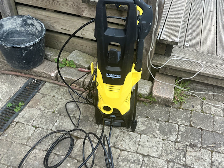 Kärcher k3 högtryckstvätt med tillbehör