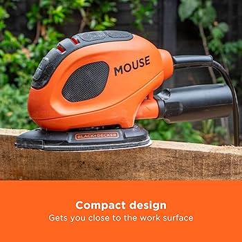 Black+decker mouse 55w detail sander 