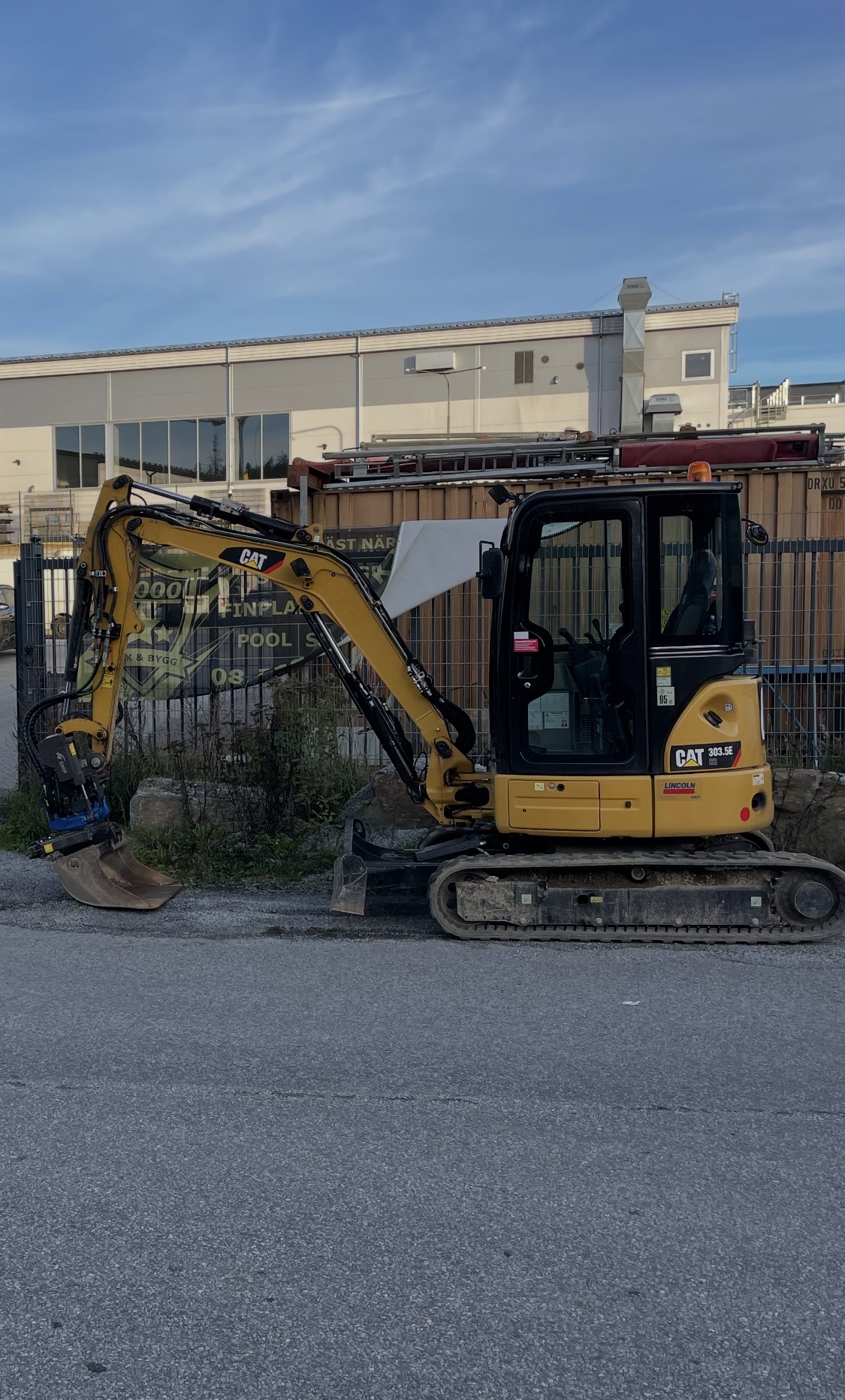 Minigrävare cat 303 3,5 ton