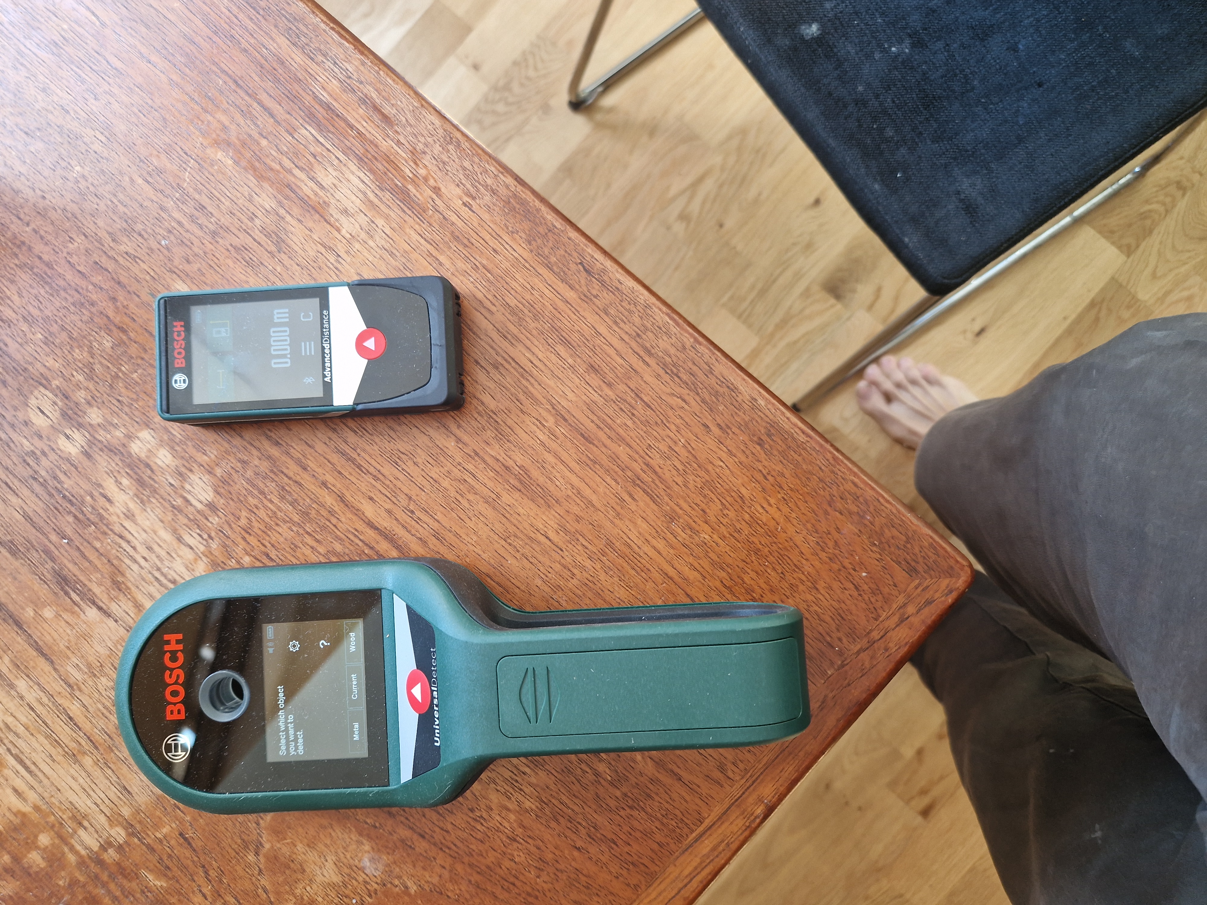 Bosch väggdetektor + laseravståndsmätare