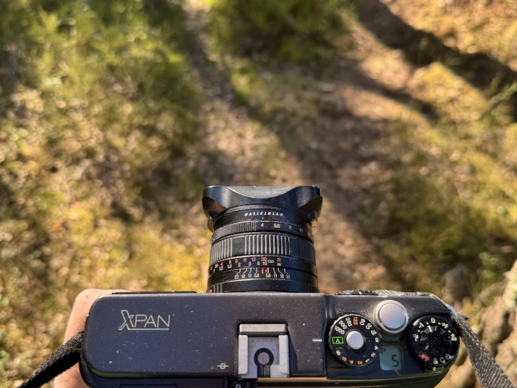 Hasselblad xpan + 45mm