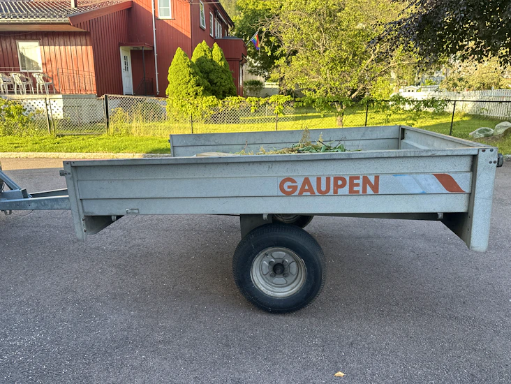 Gaupen b0720 tilhenger klar for oppdrag