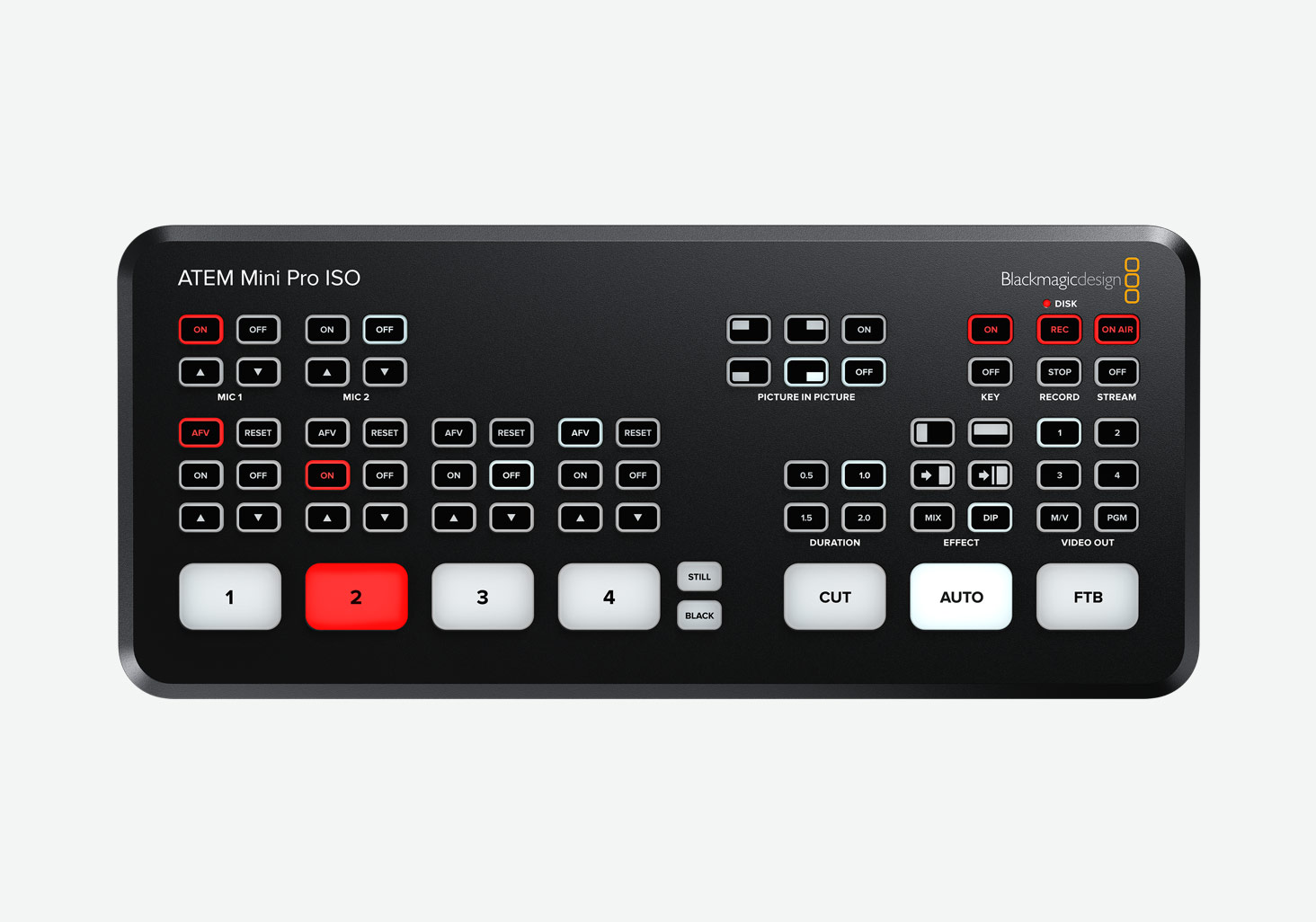 Blackmagic design atem mini pro iso