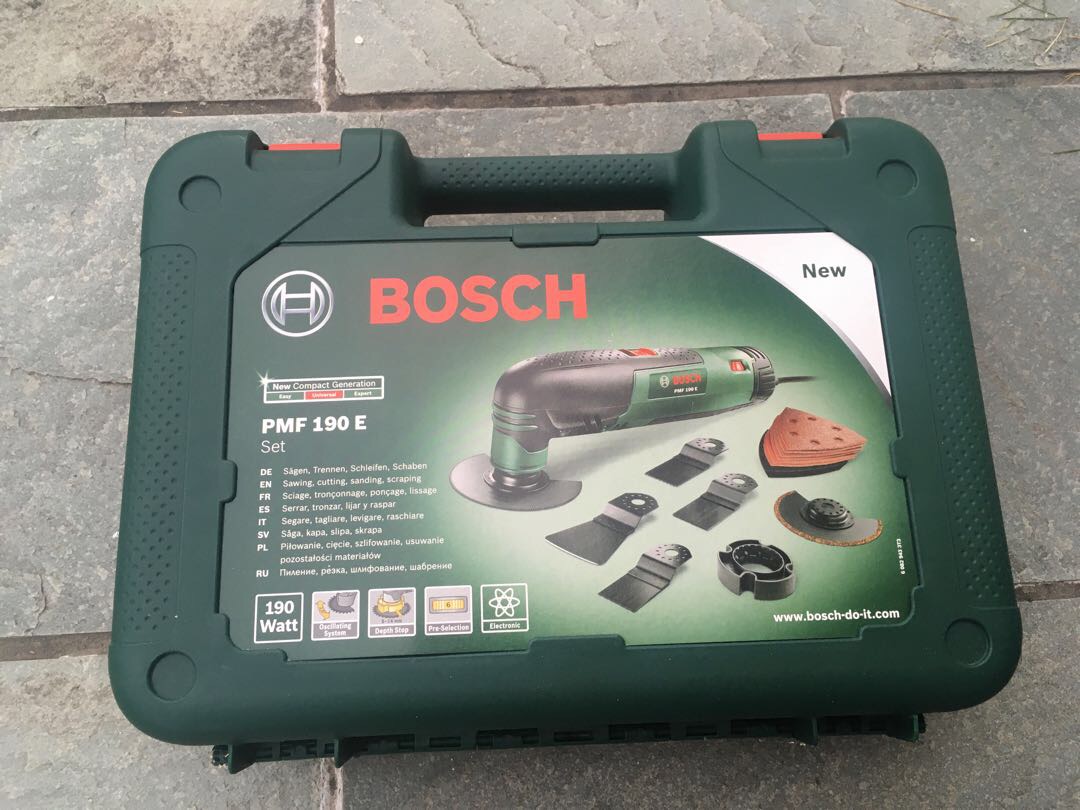 Multiverktøy, sag, slipemaskin