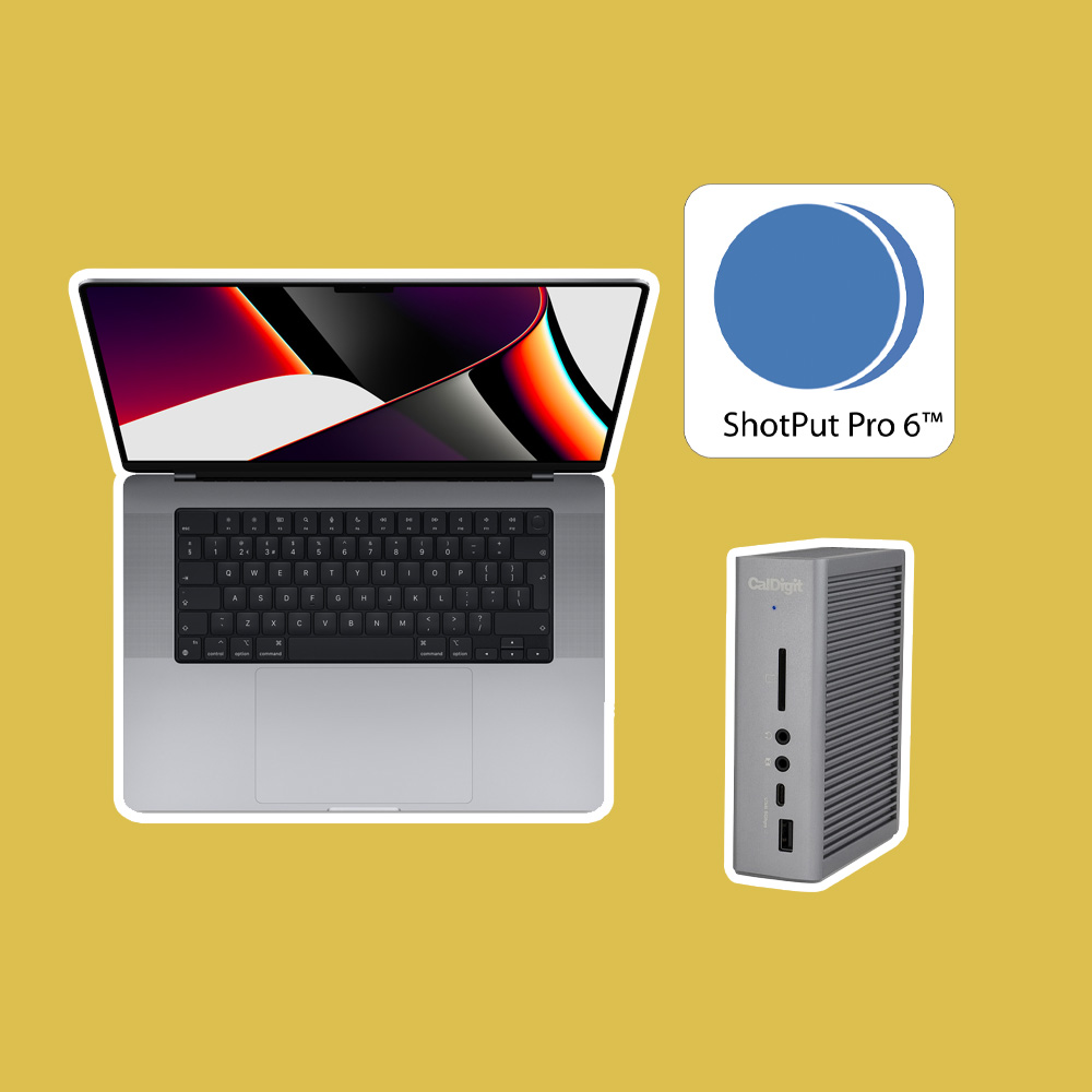 Macbook pro wrangle kit with shotput pro and caldigit ts3 plus