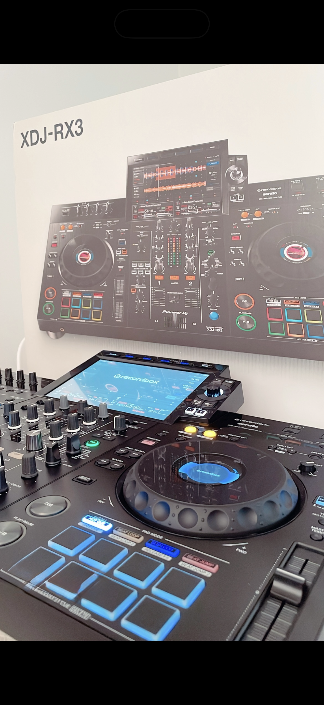 Pioneer xdj-rx3 + magma ctrl case