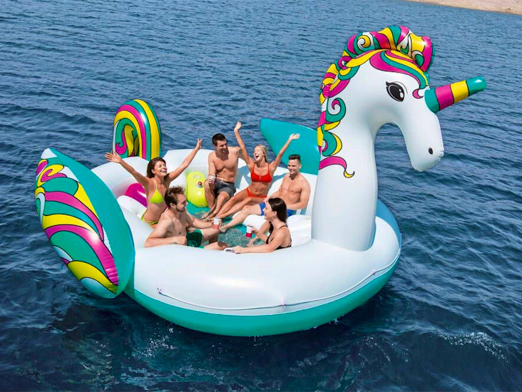 🦄 jättimäinen uimapatja yksisarvinen! 🏖️