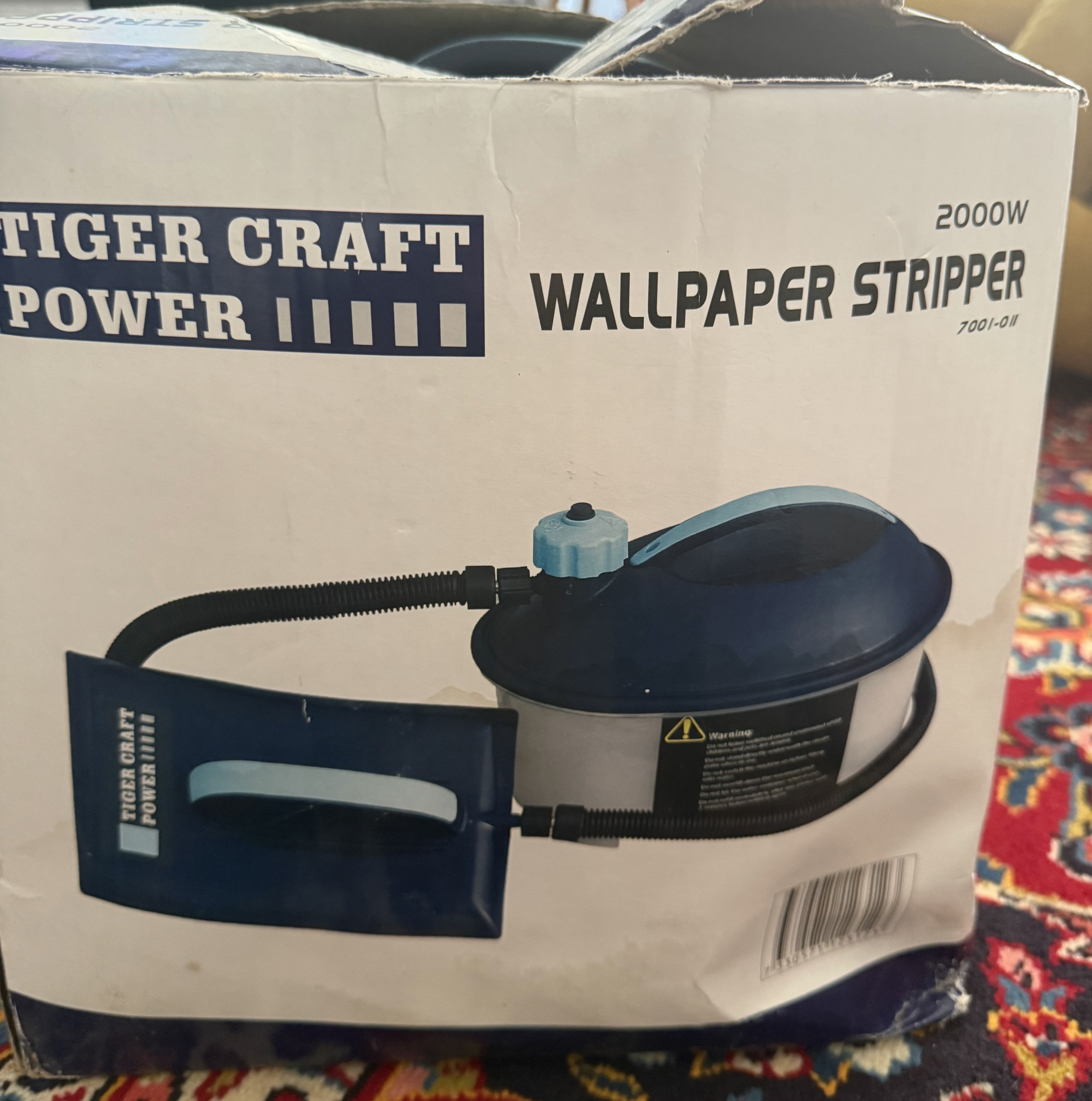 Tapetbottagre ånga