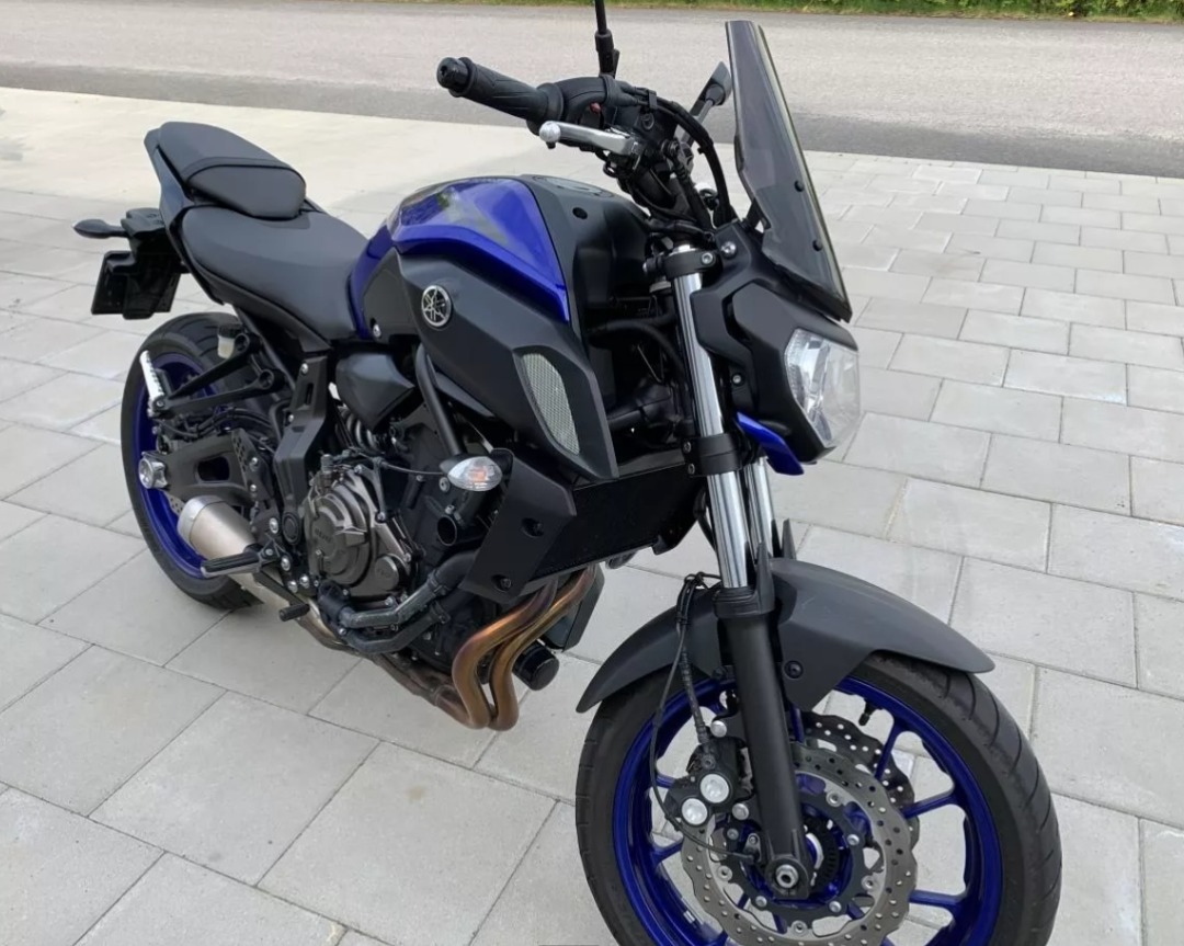 Yamaha mt07 - abs - uppkörning/övningshoj!
