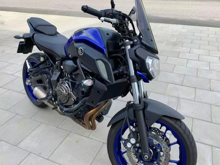 Yamaha mt07 - abs - uppkörning/övningshoj!