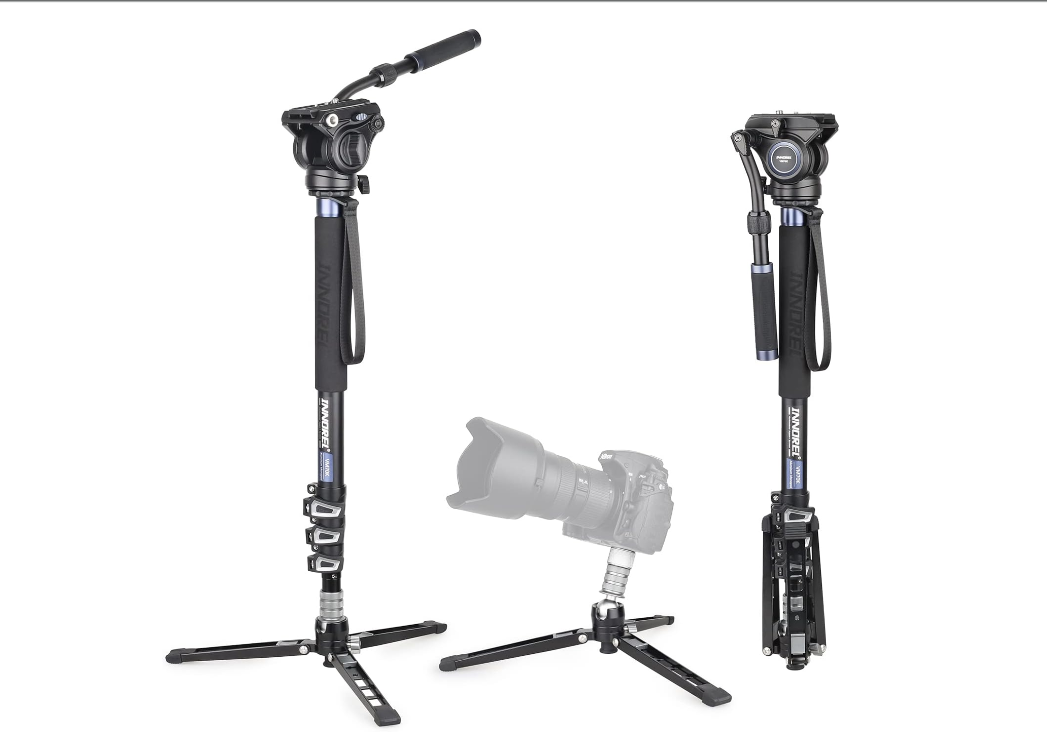 Pro level monopod with fluid head