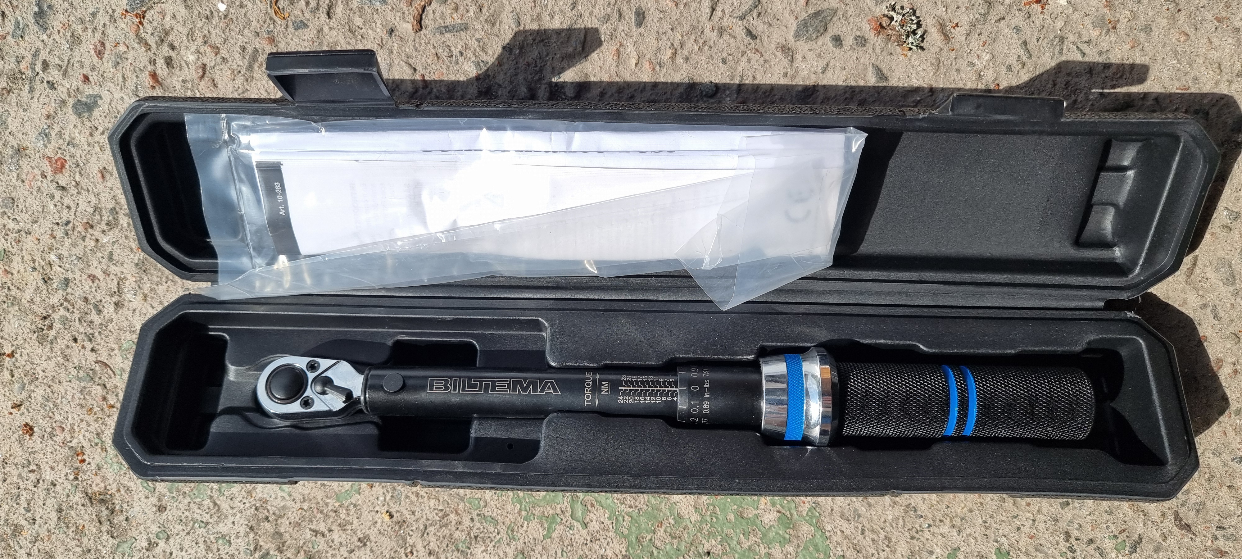 Momentnyckel biltema 4-24 nm 1/4 "