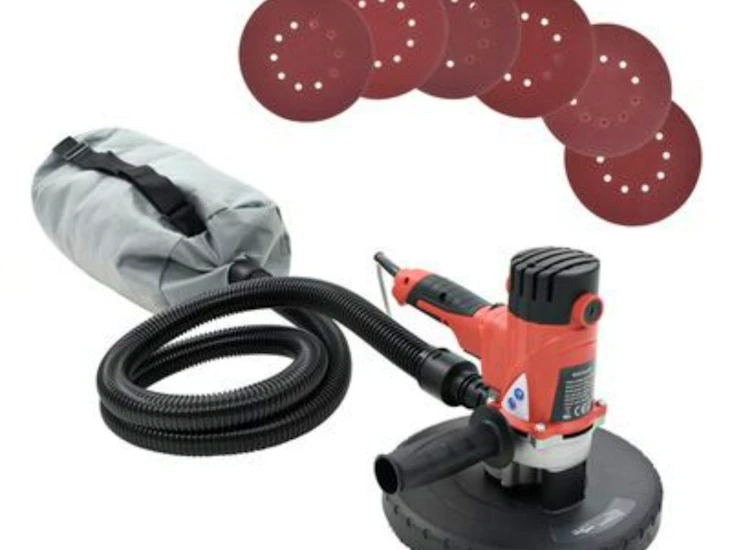 Väggslip maskin 1220w ø225mm m slippapper