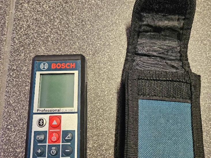 Bosch blå lasermätare, glm 100 c