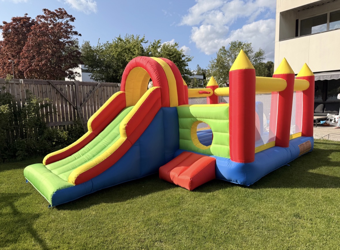 Hoppborg för kalas utomhus/inomhus xxl