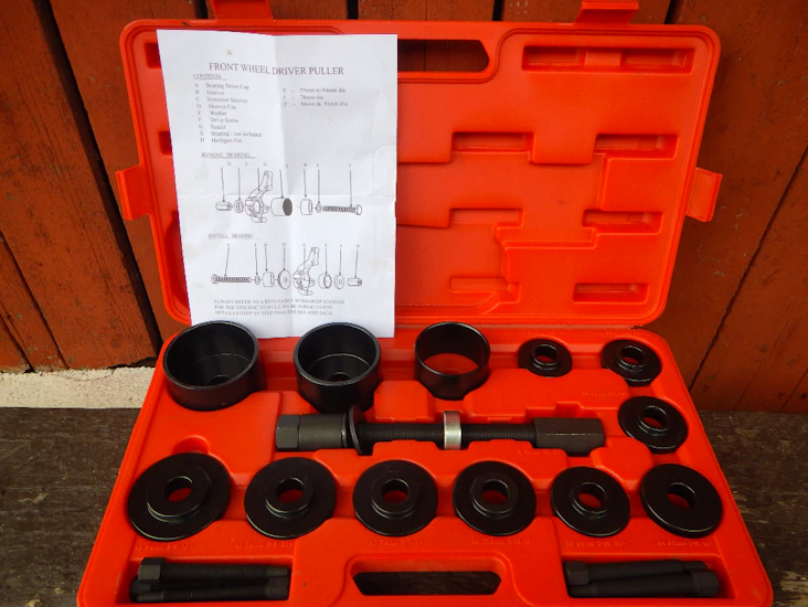 Verktygset för framhjulslager