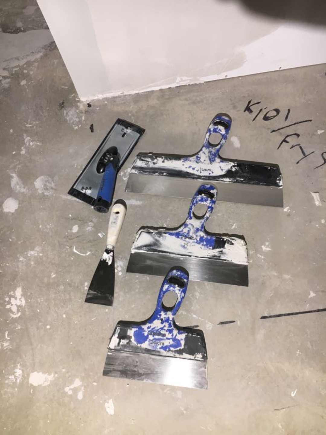 Bredsparkel og slipebrett
