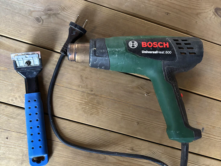 Varmepistol - malingsfjerner