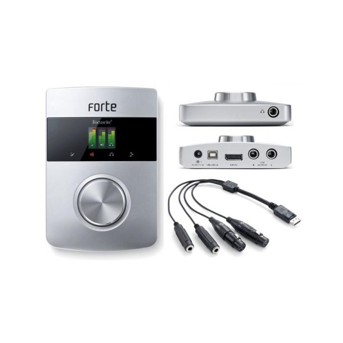 Focusrite forte lydkort til leie – påkostet usb audio-interface for opptak