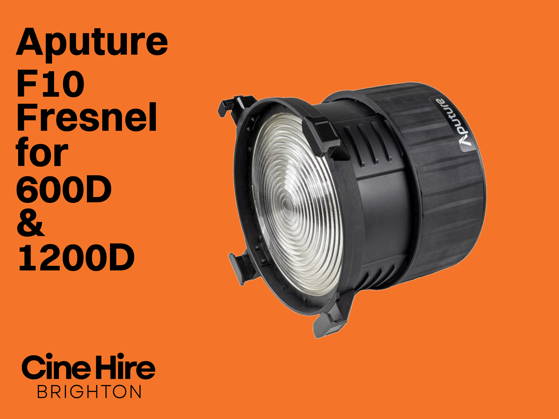 Aputure f10 fresnel for 600d & 1200d 