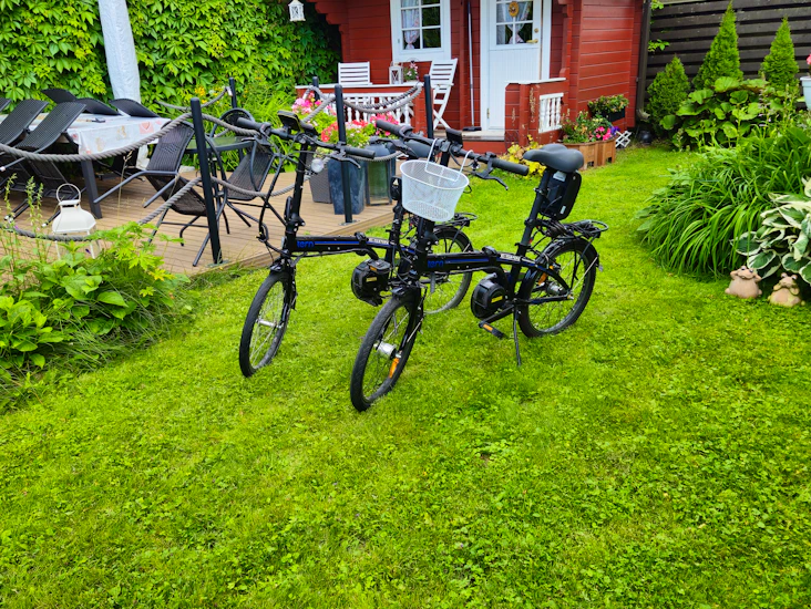 Tern sähköinen taittopyörä, 2kpl/21€/päivä, 1kpl 10,5€/päivä