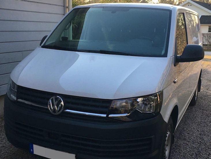 Vw transporter skåpbil 2,5m lastlängd