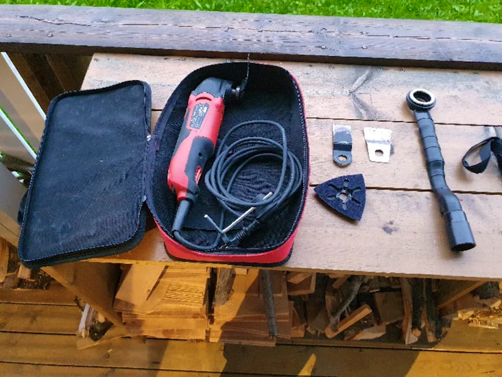 Multikutter, mulitverktøy, multisliper, fein