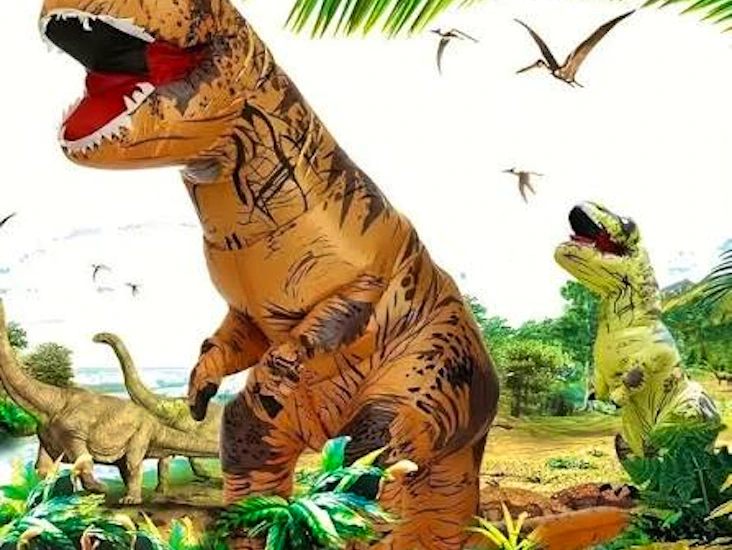 Dinosaurie karnevalsdräkt. dinosauriedräkt