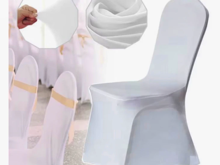 90 st vita stolsöverdrag