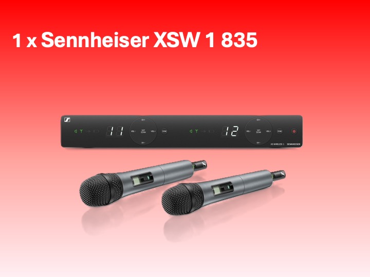 Sennheiser xsw 1 835 wireless microphone