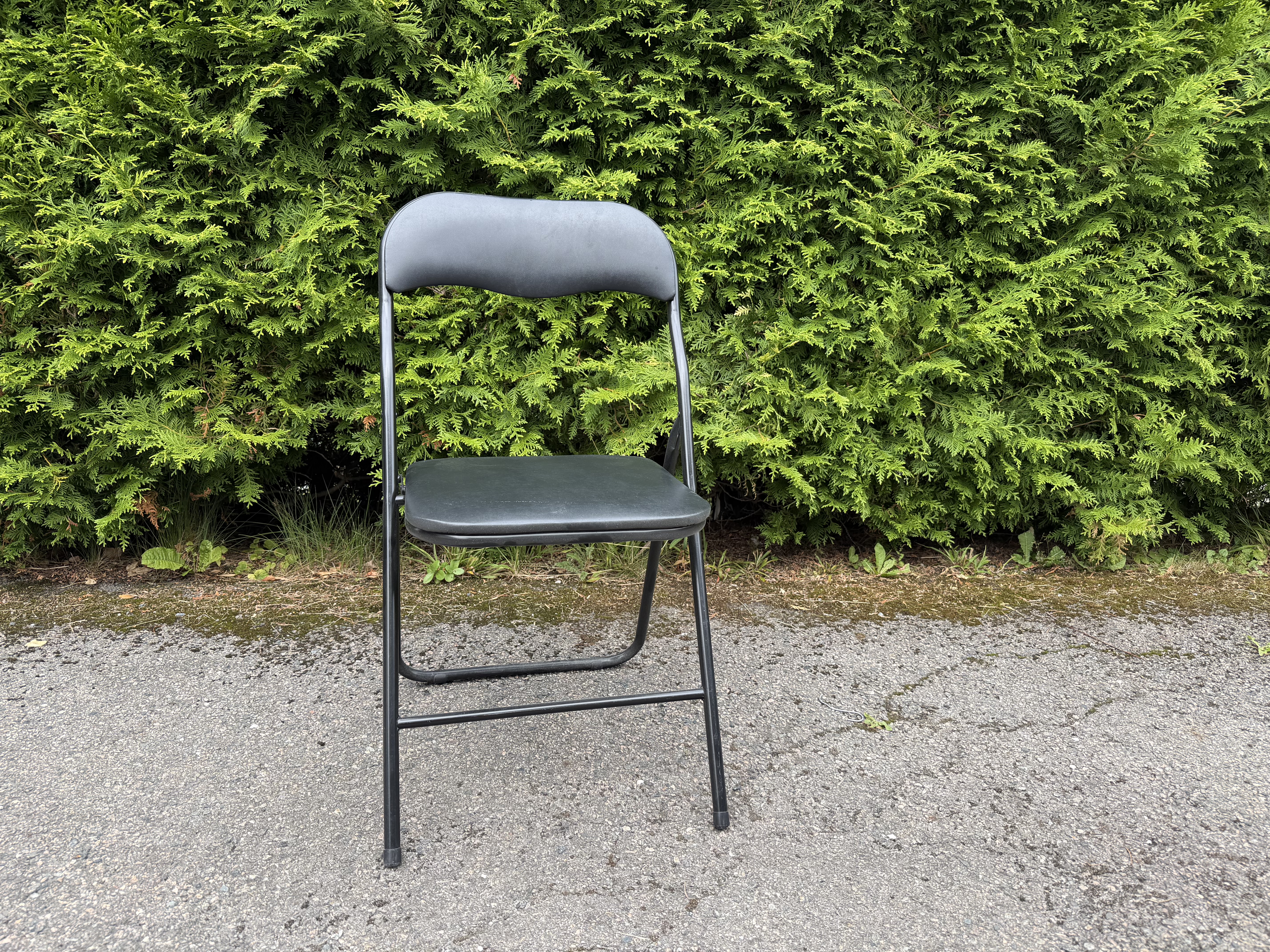 Klappstoler med polstret sete og rygg