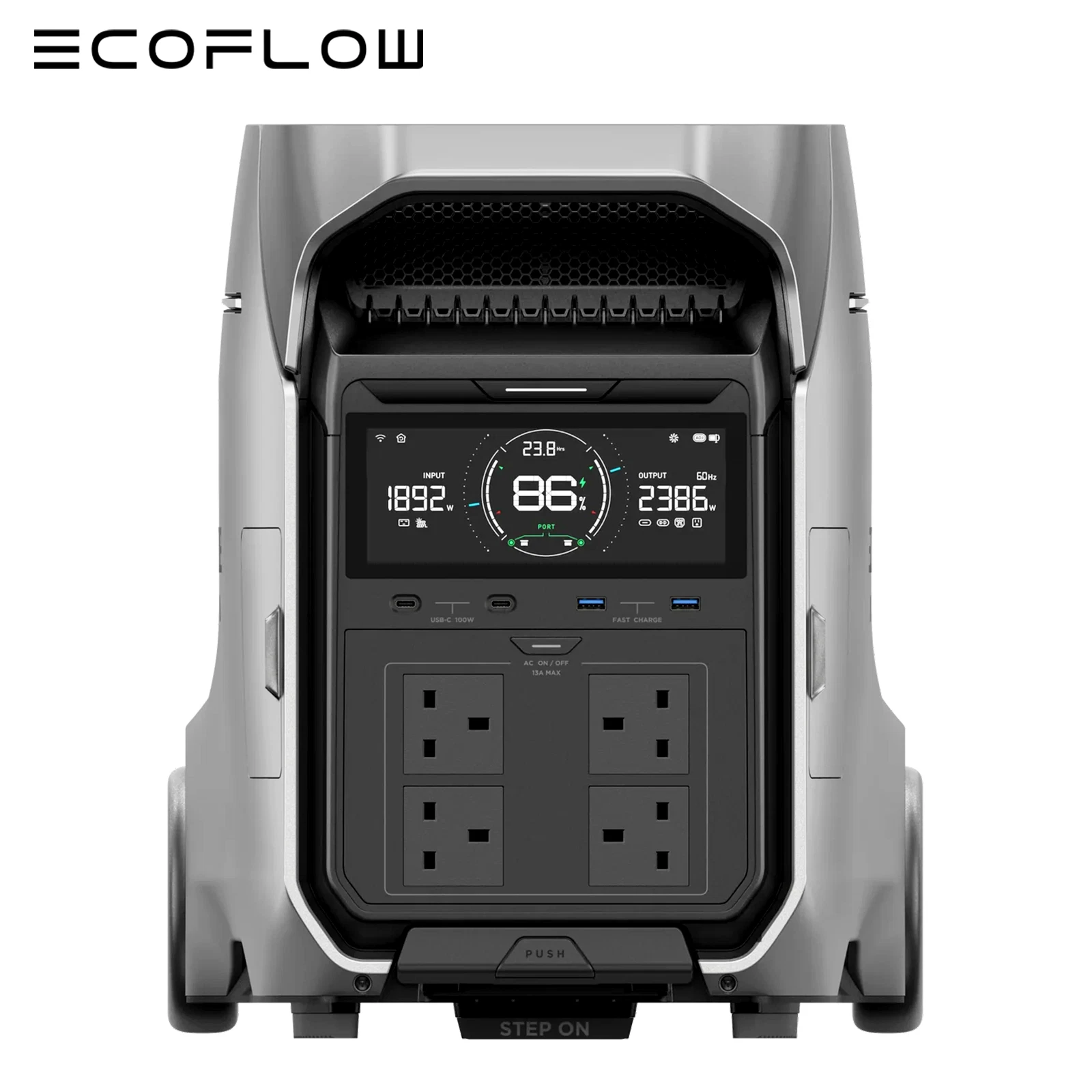 4kw ecoflow delta pro 3 portable silent power station - 4000wh
