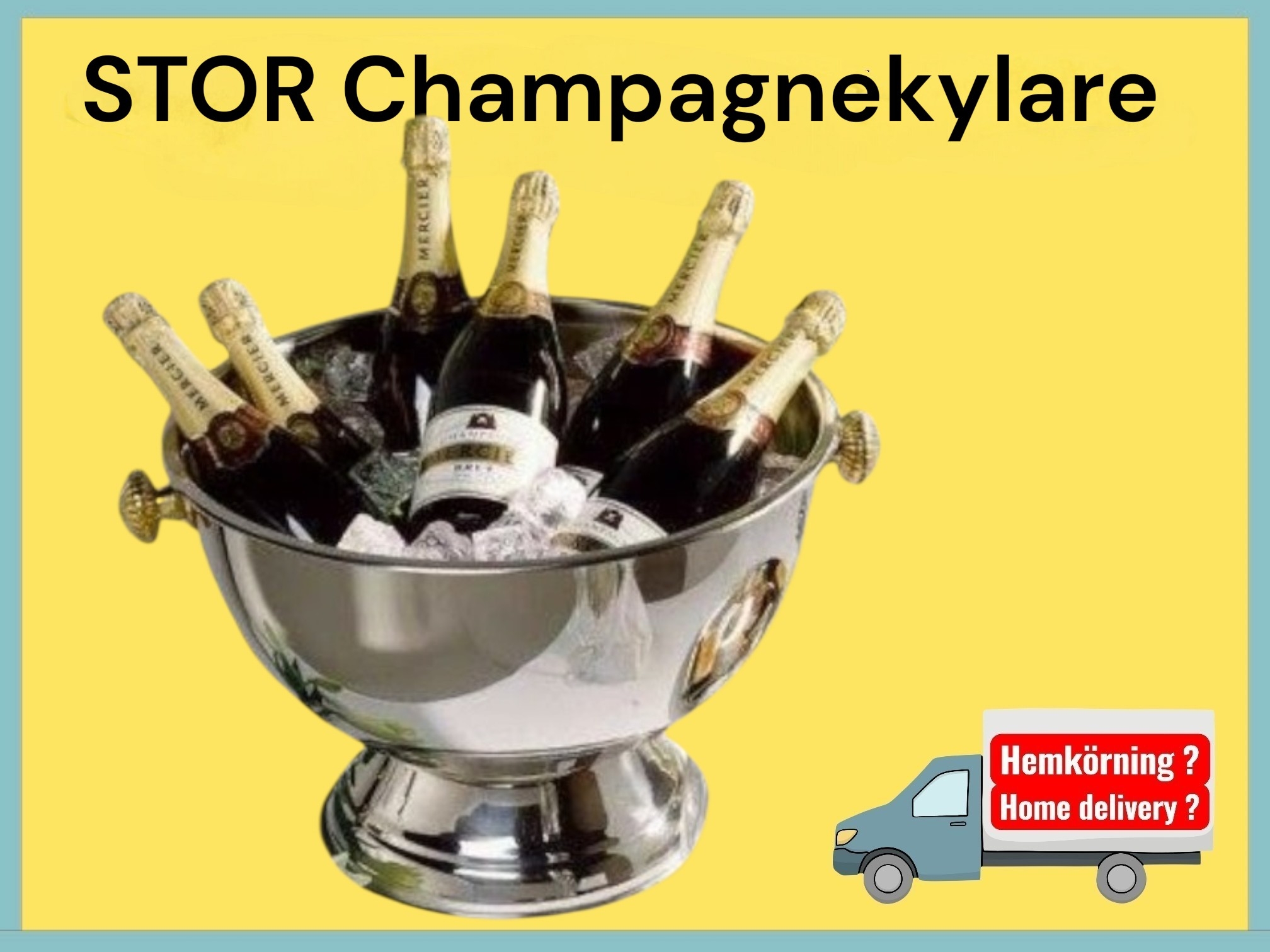 Stor champagnekylare "dygnshyra"