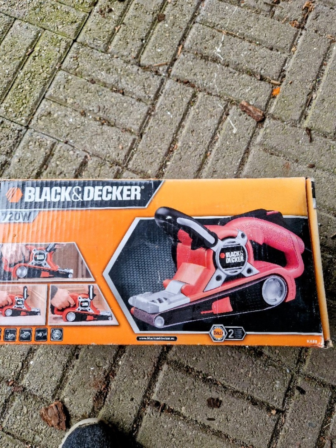 Båndsliper b&d 720w
