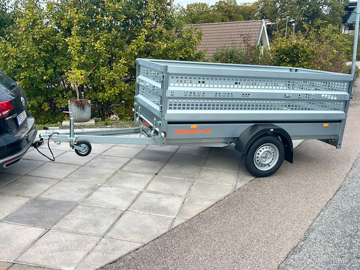 Obromsat 750kg släp