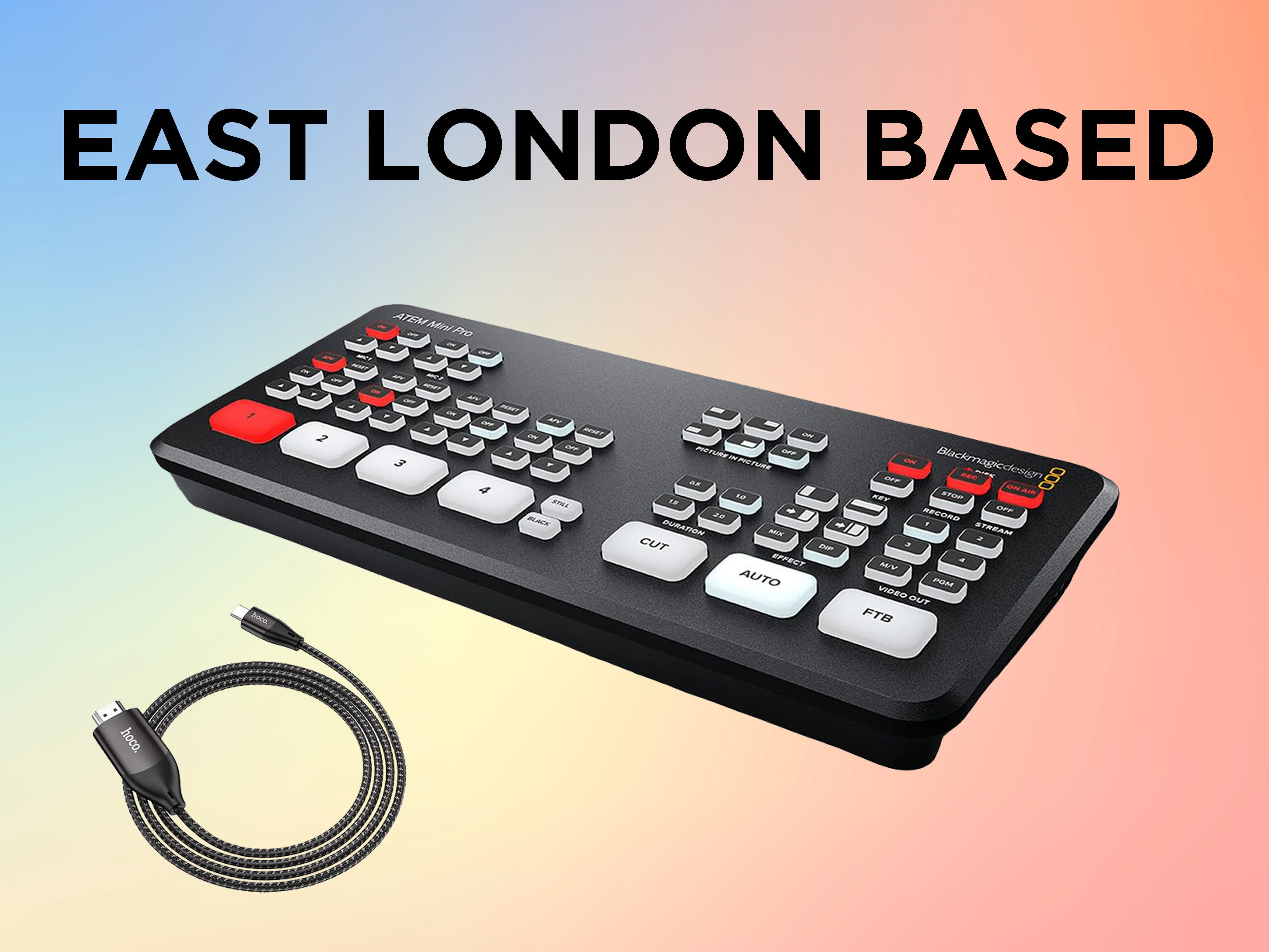 Blackmagic design atem mini pro live stream switcher