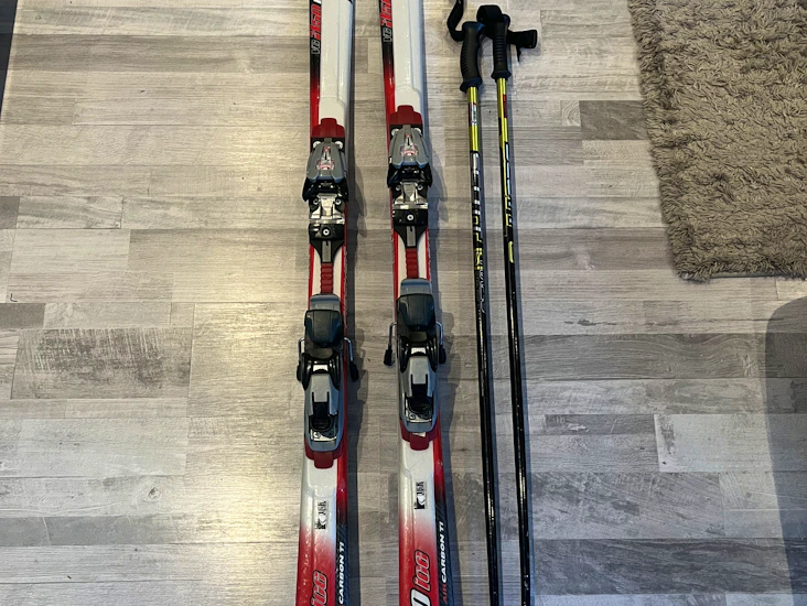 Skidor fischer 168cm