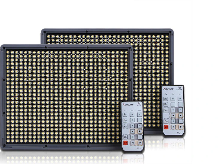 2 x led amaran med softbox