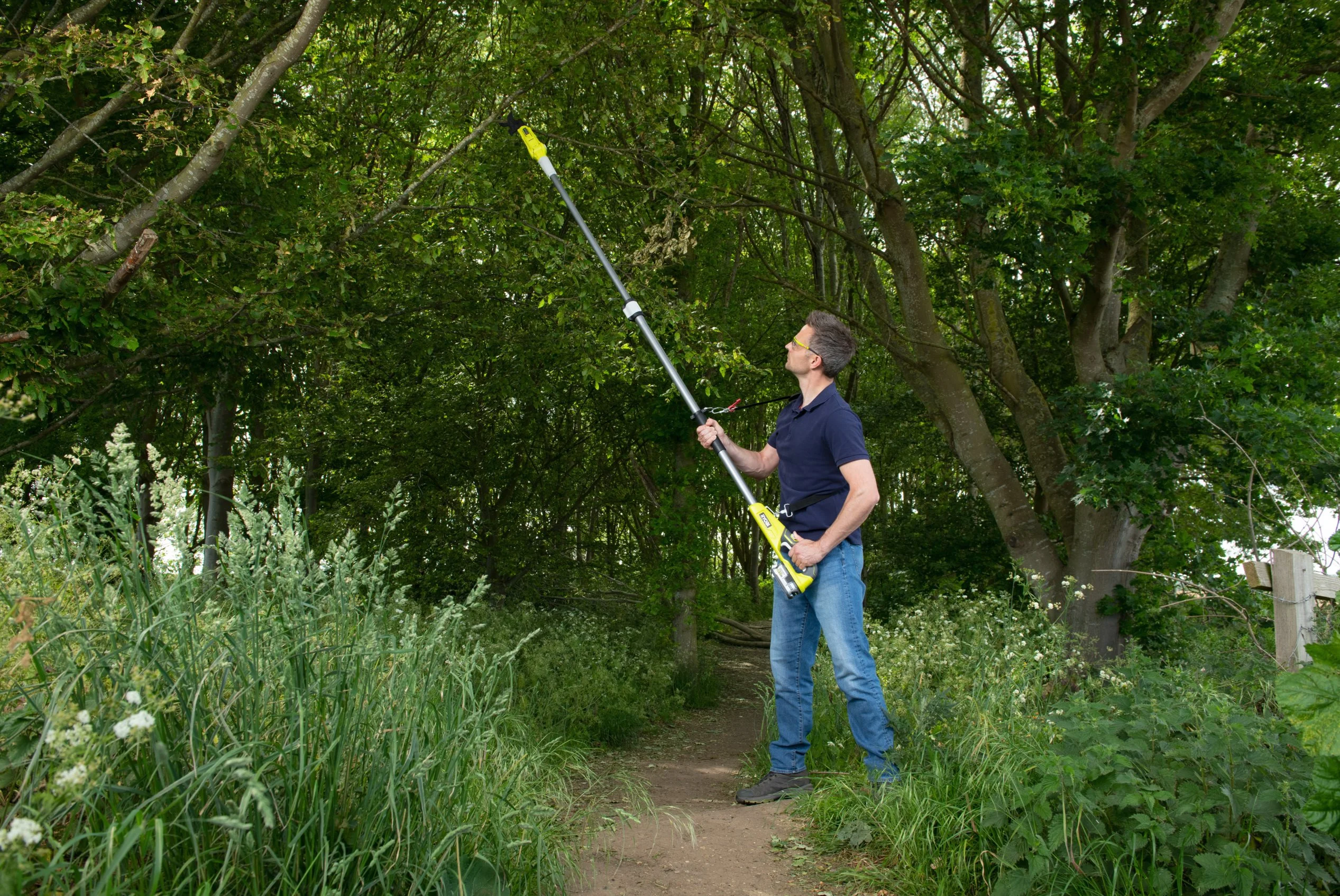 Elektrisk stångsekatör teleskopisk