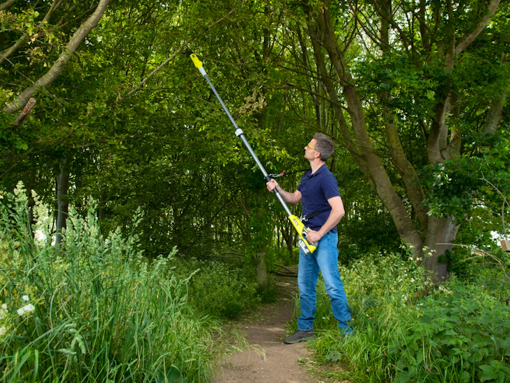 Elektrisk stångsekatör teleskopisk