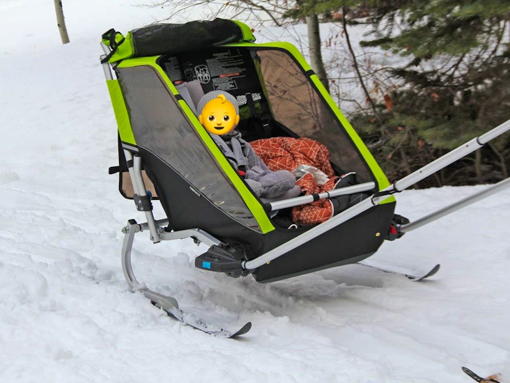 Thule pulk til 2 børn