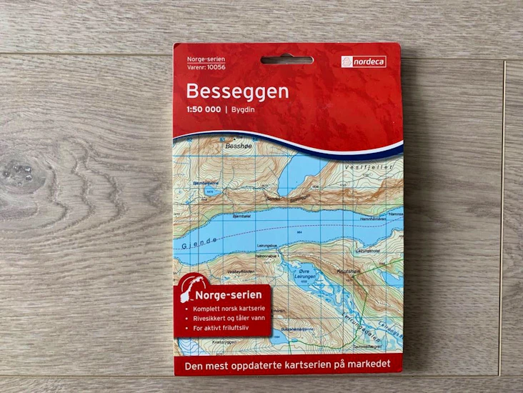 Kart 10056 besseggen