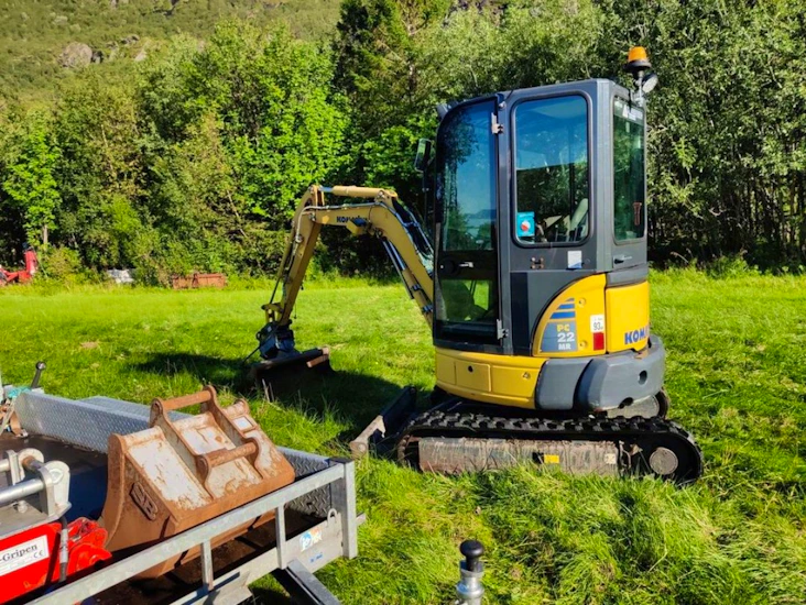 2,6 tonn komatsu pc22 mr-3