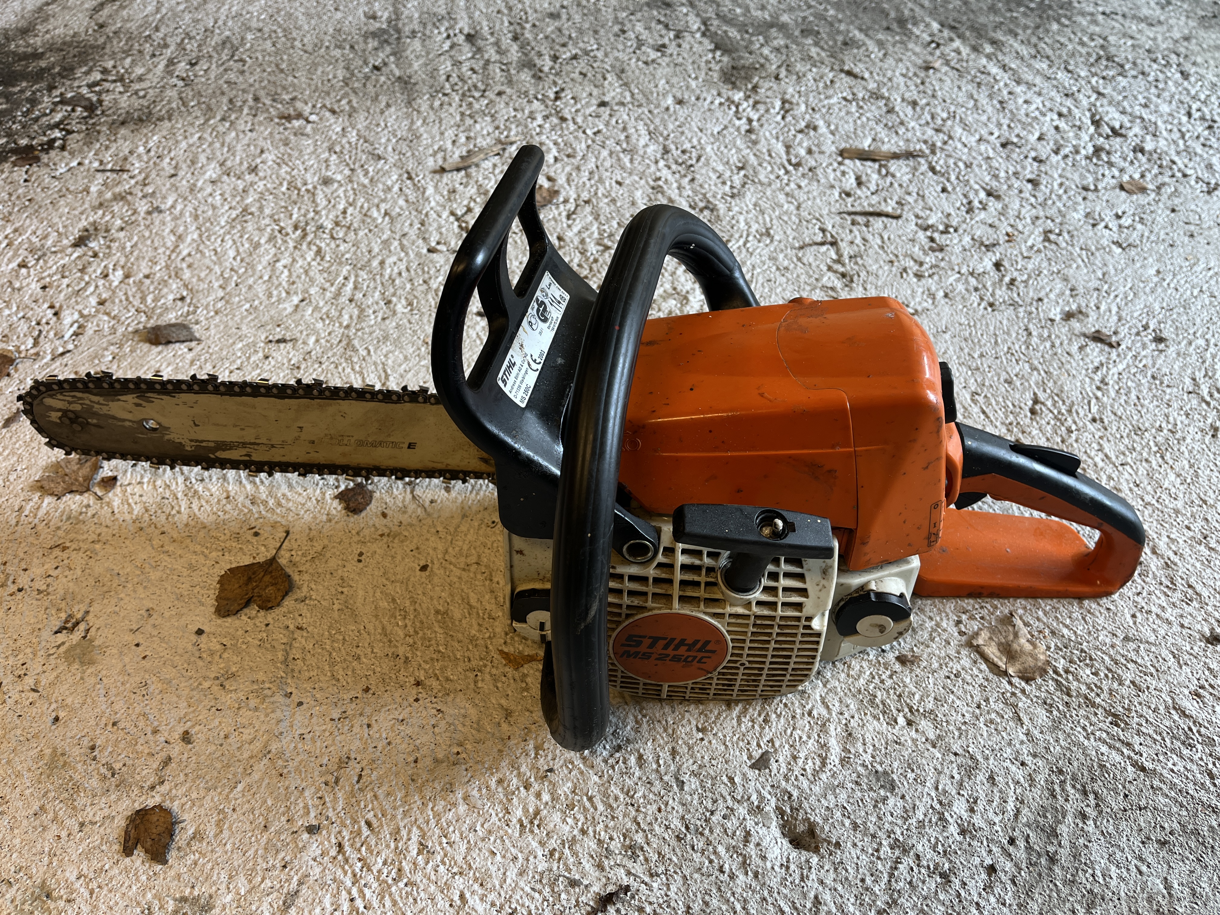 Stihl ms250 motorsag 30cm blad 