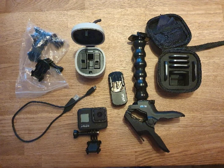 Gopro hero 8 black med utstyr