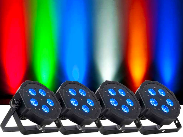 Adj mega hex par - festbelysning & miljöljus