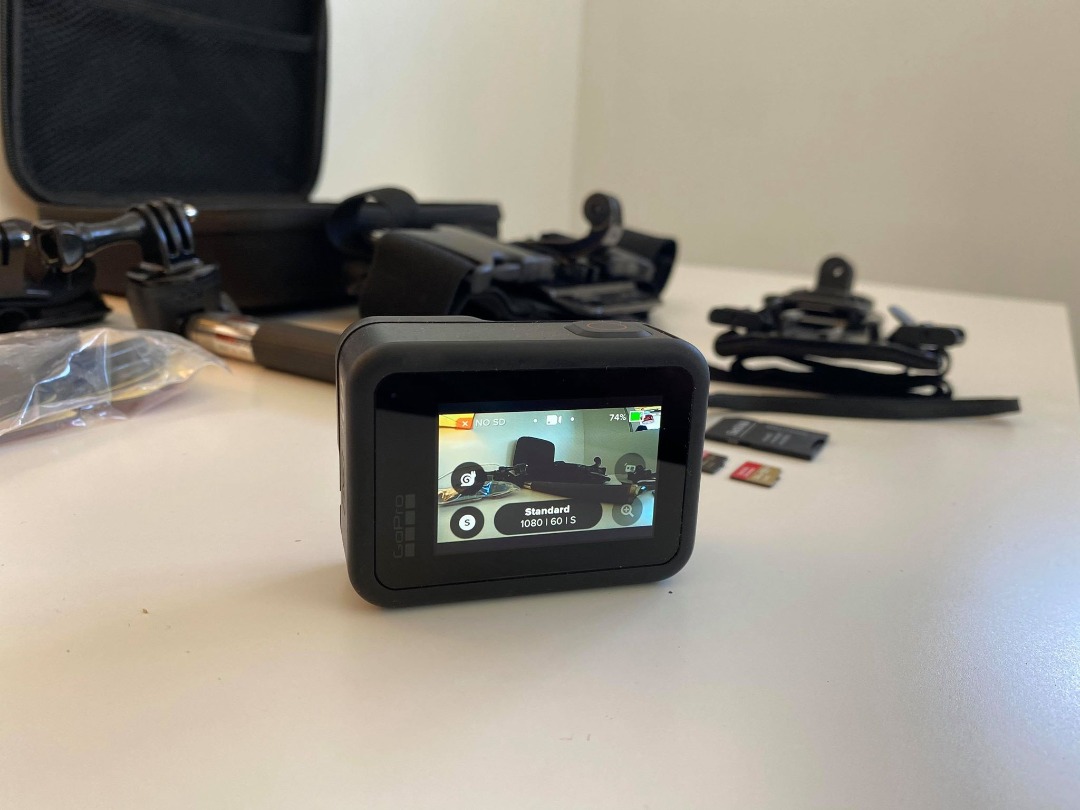 Gopro hero 8 black actionkamera m/ utstyr