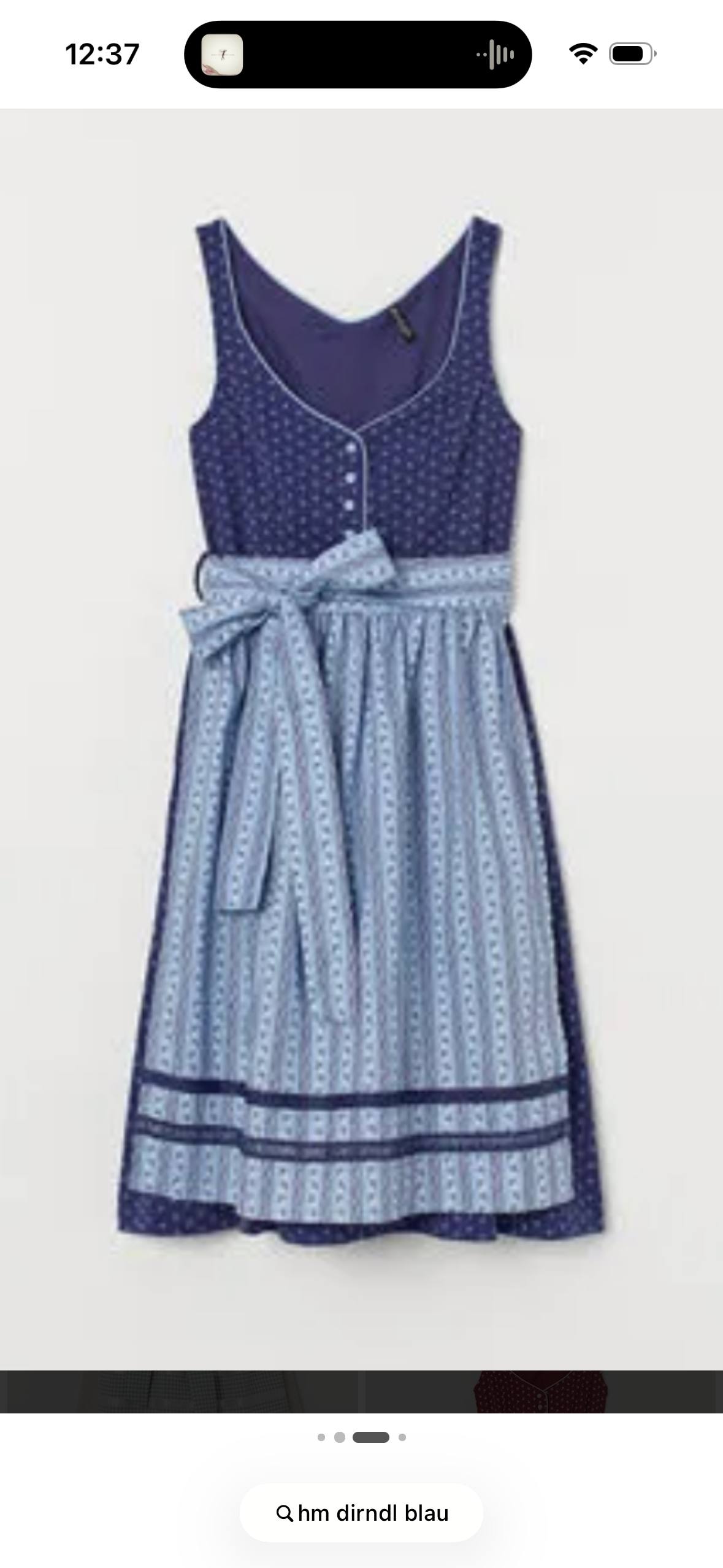 Dirndl oktoberfest klänning